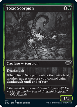Toxic Scorpion [Innistrad: Double Feature] MTG Single Magic: The Gathering | Red Claw Gaming
