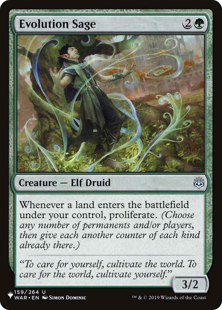 Evolution Sage [The List] MTG Single Magic: The Gathering | Red Claw Gaming