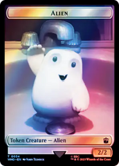 Alien // Clue (0054) Double-Sided Token (Surge Foil) [Doctor Who Tokens] MTG Single Magic: The Gathering | Red Claw Gaming