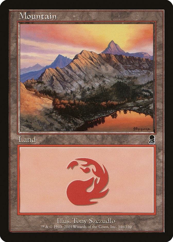 Mountain (346) [Odyssey] MTG Single Magic: The Gathering | Red Claw Gaming