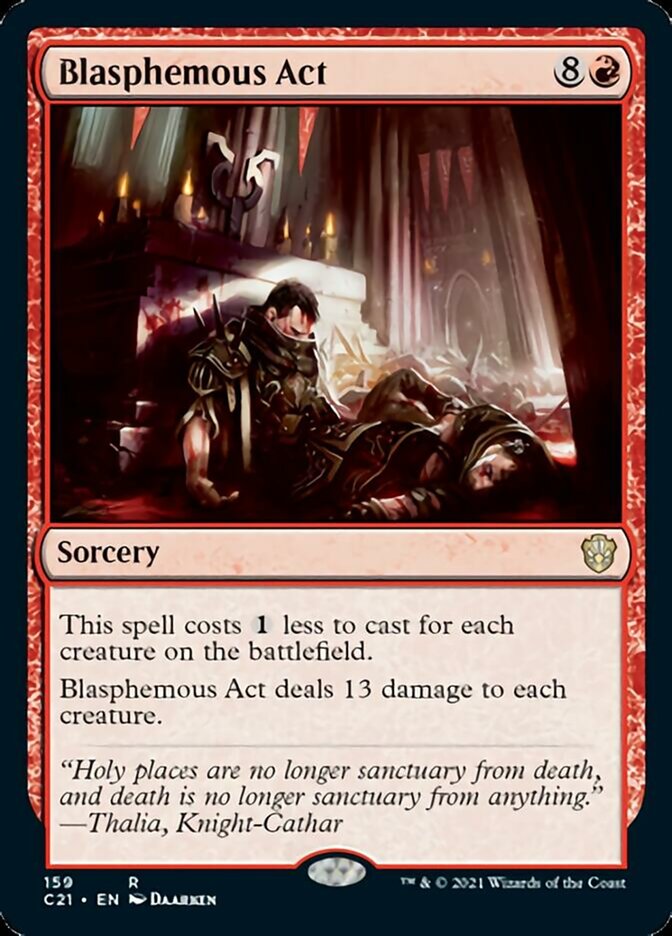 Blasphemous Act [Commander 2021] MTG Single Magic: The Gathering | Red Claw Gaming