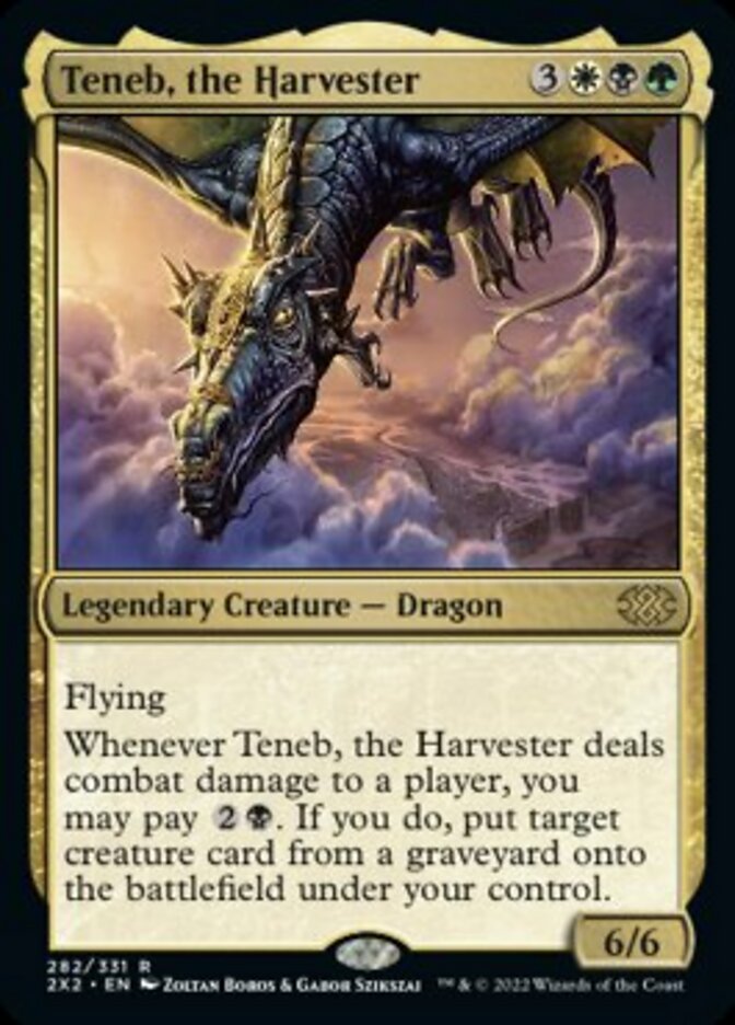 Teneb, the Harvester [Double Masters 2022] MTG Single Magic: The Gathering    | Red Claw Gaming