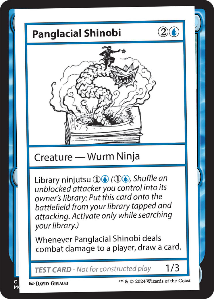 Panglacial Shinobi [Mystery Booster 2 Playtest Cards] MTG Single Magic: The Gathering | Red Claw Gaming