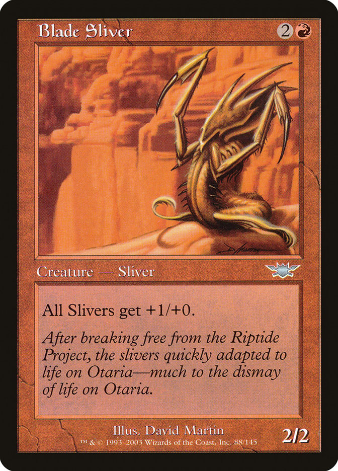 Blade Sliver [Legions] MTG Single Magic: The Gathering | Red Claw Gaming
