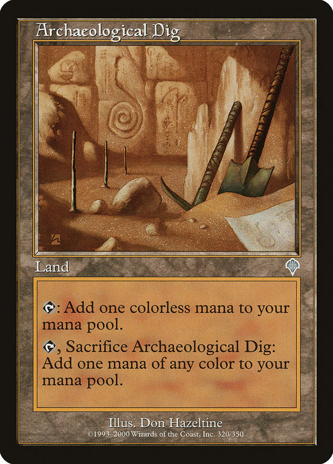 Archaeological Dig [Invasion] MTG Single Magic: The Gathering | Red Claw Gaming