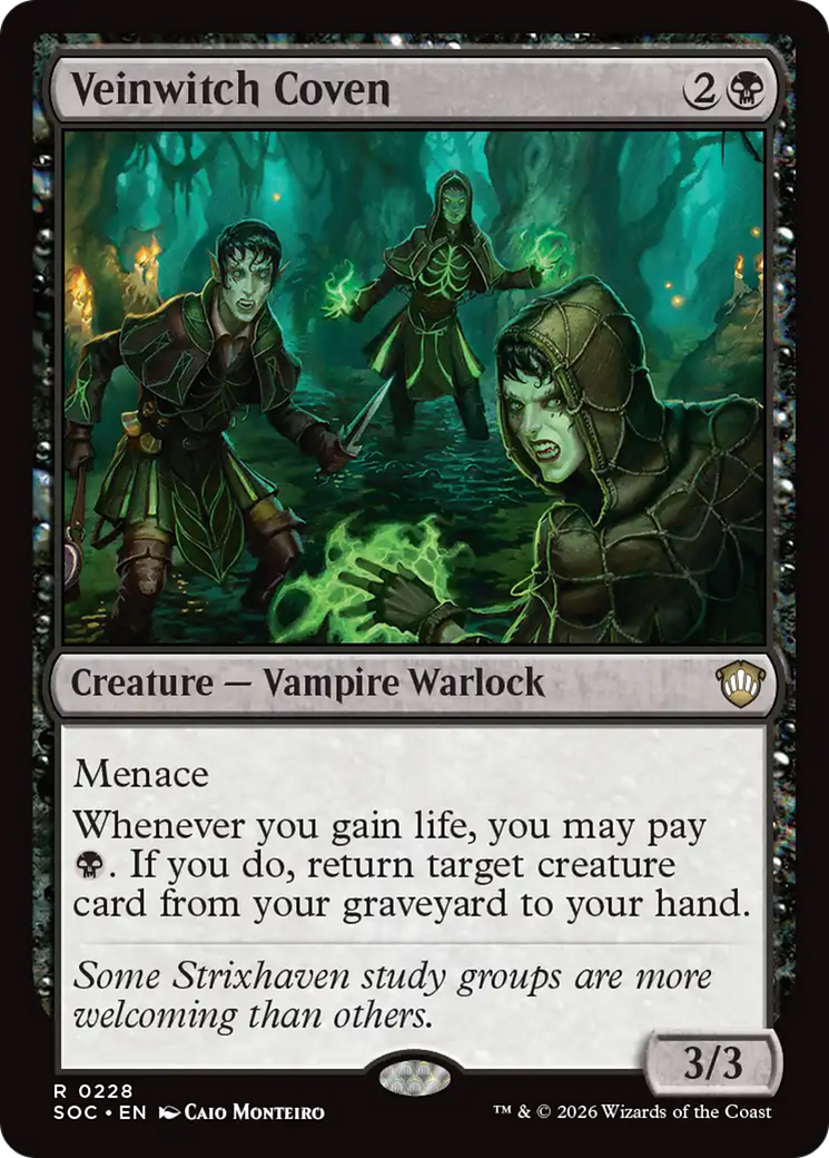 Veinwitch Coven [Secrets of Strixhaven Commander] MTG Single Magic: The Gathering | Red Claw Gaming