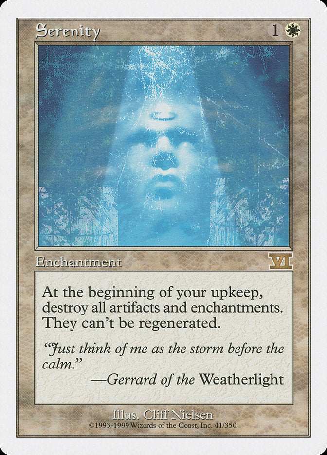 Serenity [Classic Sixth Edition] MTG Single Magic: The Gathering | Red Claw Gaming