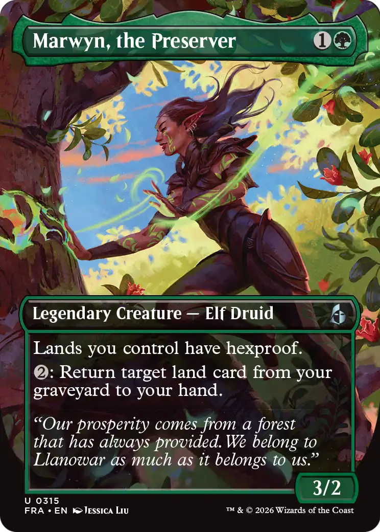 Marwyn, the Preserver (Borderless) [Reality Fracture] MTG Single Magic: The Gathering | Red Claw Gaming