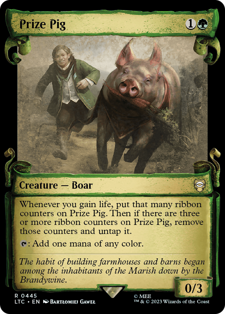 Prize Pig [The Lord of the Rings: Tales of Middle-Earth Commander Showcase Scrolls] MTG Single Magic: The Gathering | Red Claw Gaming