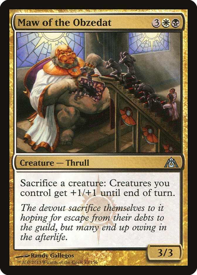 Maw of the Obzedat [Dragon's Maze] MTG Single Magic: The Gathering | Red Claw Gaming