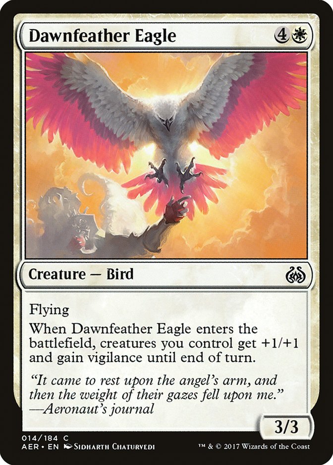 Dawnfeather Eagle [Aether Revolt] MTG Single Magic: The Gathering | Red Claw Gaming