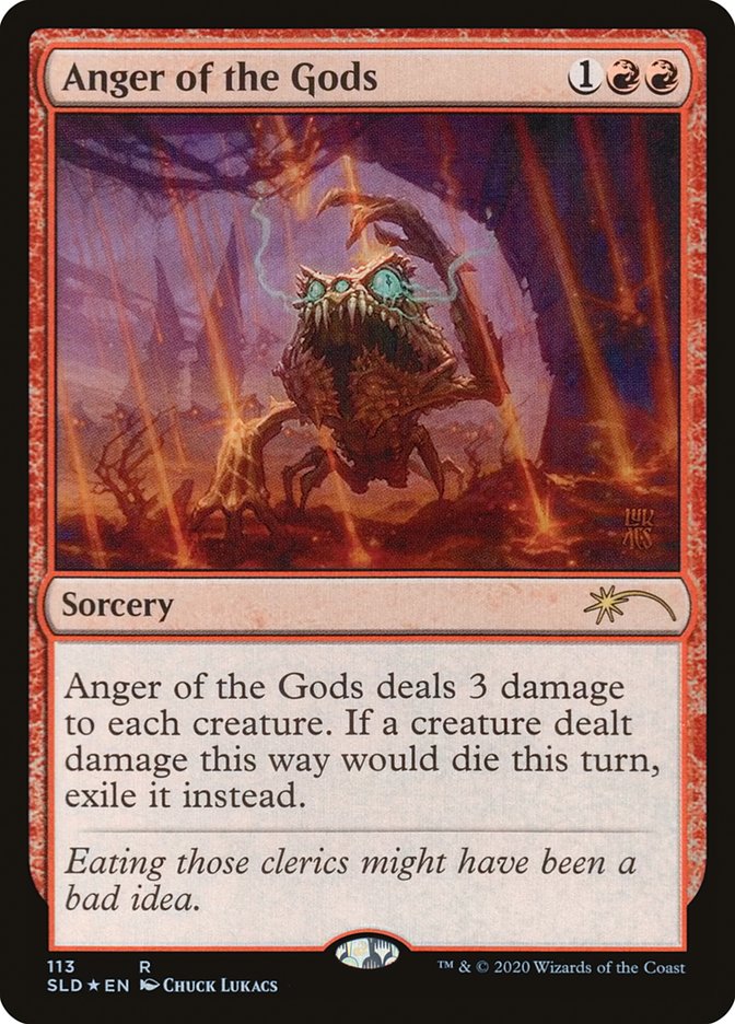 Anger of the Gods [Secret Lair Drop Series] MTG Single Magic: The Gathering | Red Claw Gaming
