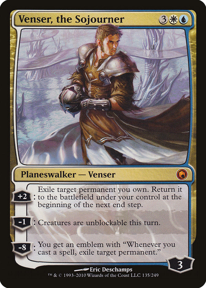 Venser, the Sojourner [Scars of Mirrodin] MTG Single Magic: The Gathering | Red Claw Gaming