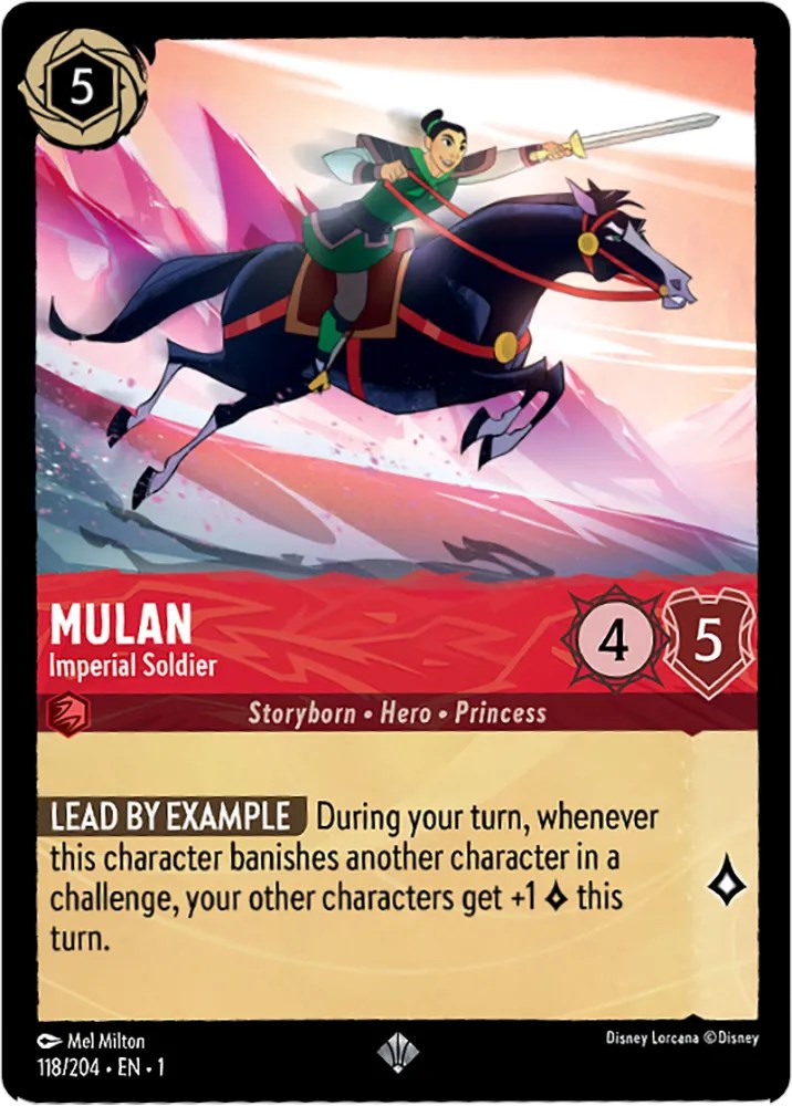Mulan - Imperial Soldier (118/204) [The First Chapter] Lorcana Single Disney | Red Claw Gaming