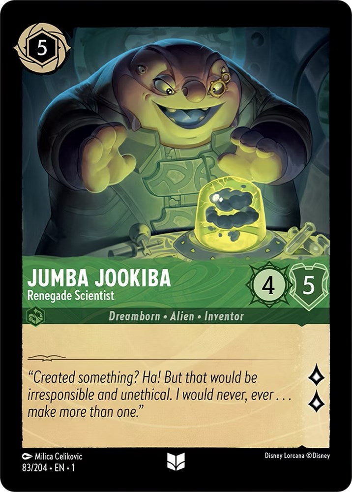 Jumba Jookiba - Renegade Scientist (83/204) [The First Chapter] Lorcana Single Disney | Red Claw Gaming