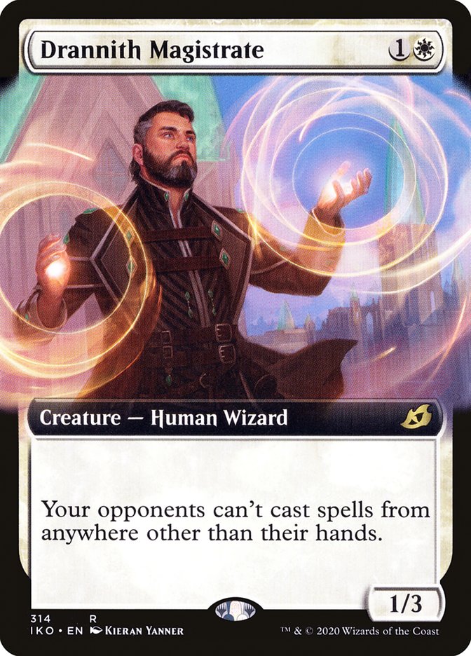 Drannith Magistrate (Extended Art) [Ikoria: Lair of Behemoths] MTG Single Magic: The Gathering | Red Claw Gaming