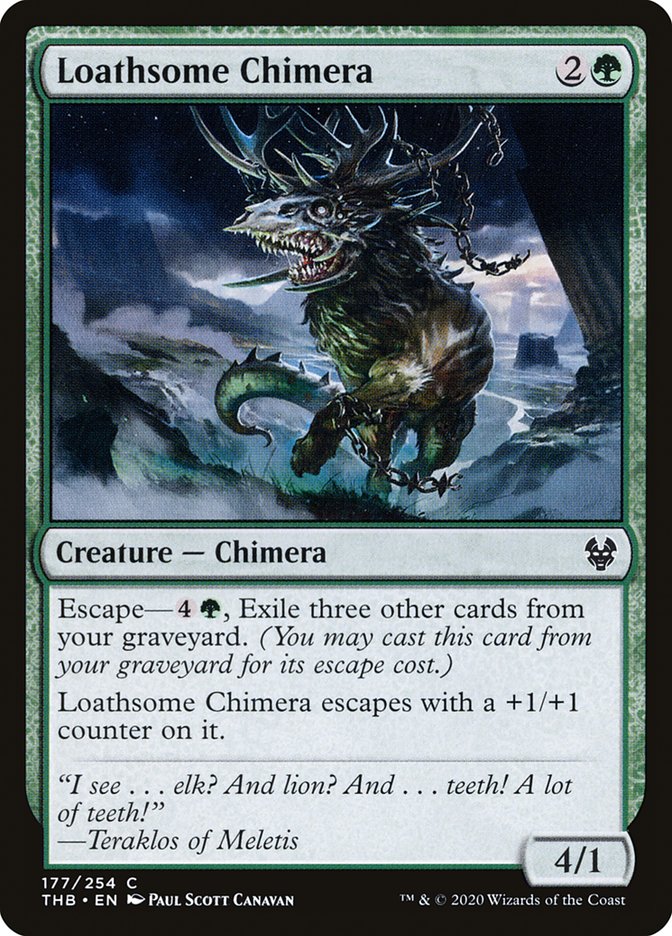 Loathsome Chimera [Theros Beyond Death] MTG Single Magic: The Gathering | Red Claw Gaming