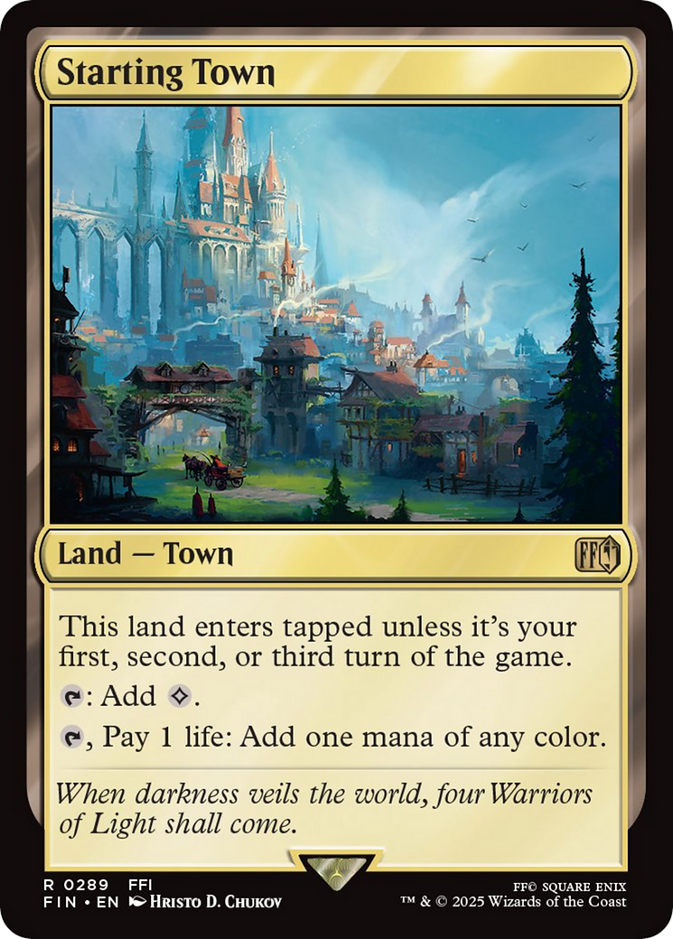 Starting Town [FINAL FANTASY] MTG Single Magic: The Gathering | Red Claw Gaming