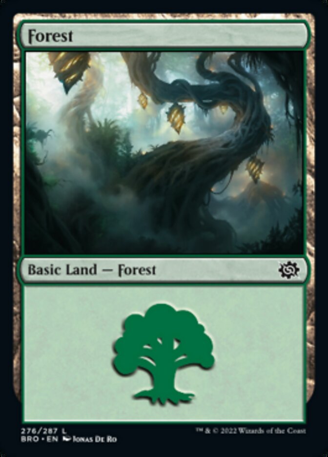 Forest (276) [The Brothers' War] MTG Single Magic: The Gathering | Red Claw Gaming