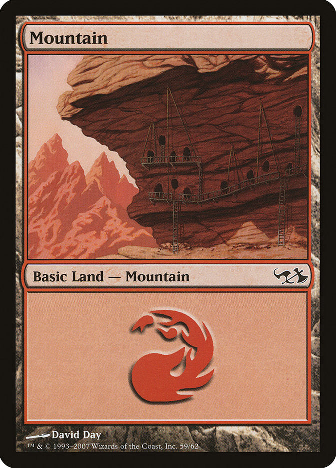 Mountain (59) [Duel Decks: Elves vs. Goblins] MTG Single Magic: The Gathering | Red Claw Gaming
