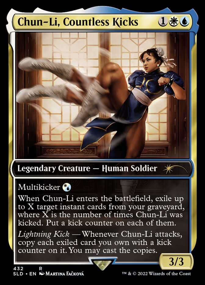 Chun-Li, Countless Kicks [Secret Lair Drop Series] MTG Single Magic: The Gathering | Red Claw Gaming