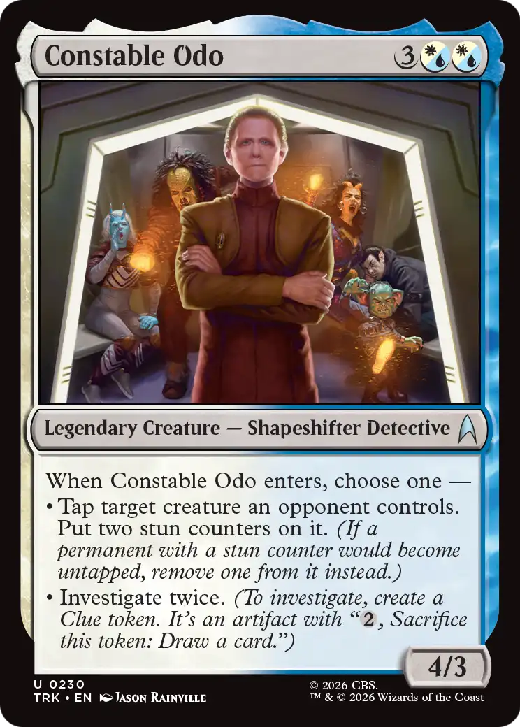 Constable Odo [Star Trek] MTG Single Magic: The Gathering | Red Claw Gaming