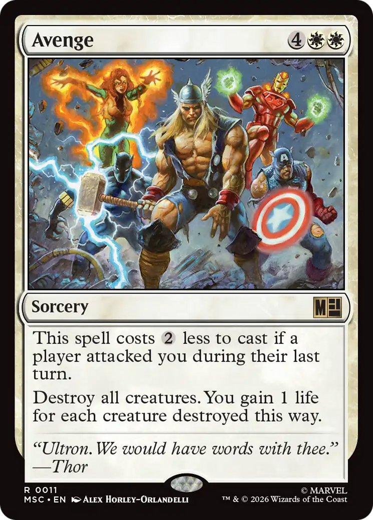 Avenge [Marvel Super Heroes Commander] MTG Single Magic: The Gathering | Red Claw Gaming