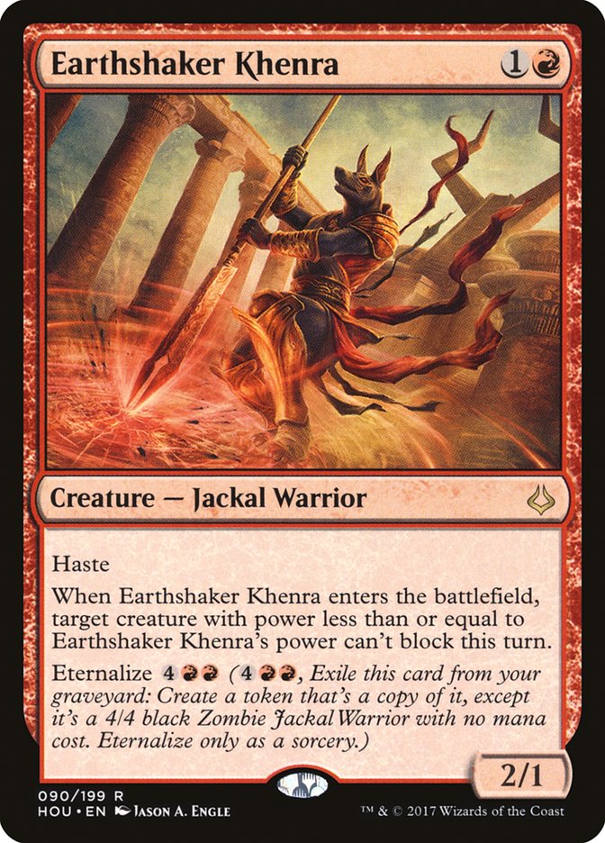 Earthshaker Khenra [Hour of Devastation] MTG Single Magic: The Gathering | Red Claw Gaming
