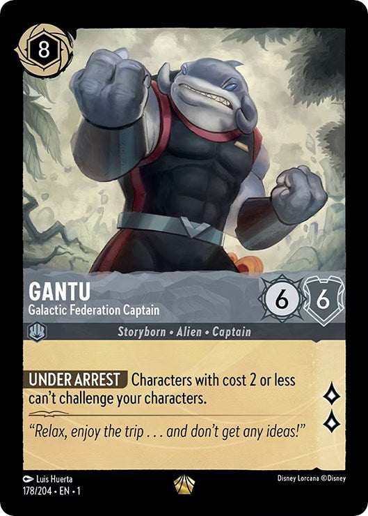 Gantu - Galactic Federation Captain (178/204) [The First Chapter] Lorcana Single Disney | Red Claw Gaming