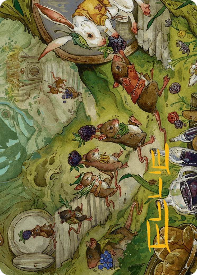 For the Common Good Art Card (43/54) (Gold-Stamped Signature) [Bloomburrow Art Series] MTG Single Magic: The Gathering | Red Claw Gaming