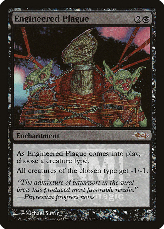 Engineered Plague [Friday Night Magic 2007] MTG Single Magic: The Gathering | Red Claw Gaming
