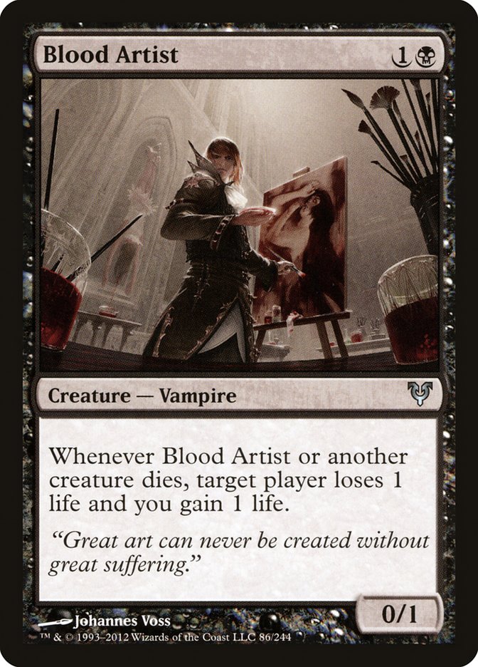 Blood Artist [Avacyn Restored] MTG Single Magic: The Gathering | Red Claw Gaming