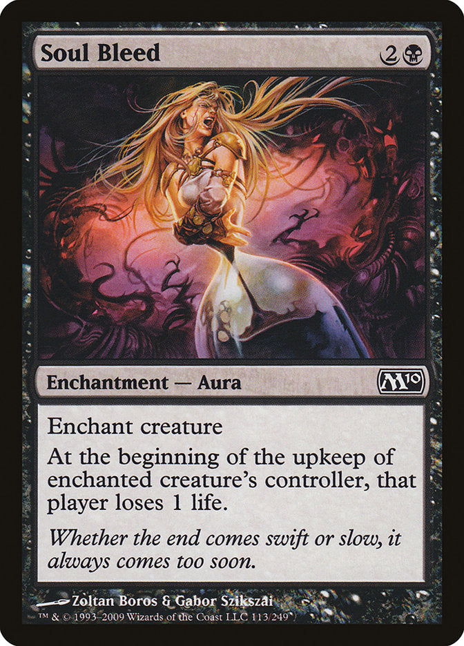 Soul Bleed [Magic 2010] MTG Single Magic: The Gathering | Red Claw Gaming