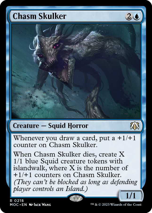 Chasm Skulker [March of the Machine Commander] MTG Single Magic: The Gathering | Red Claw Gaming