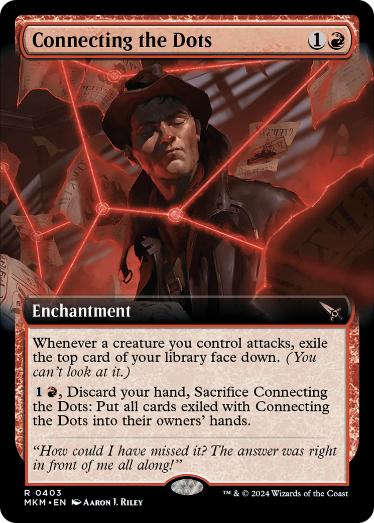 Connecting the Dots (Extended Art) [Murders at Karlov Manor] MTG Single Magic: The Gathering    | Red Claw Gaming