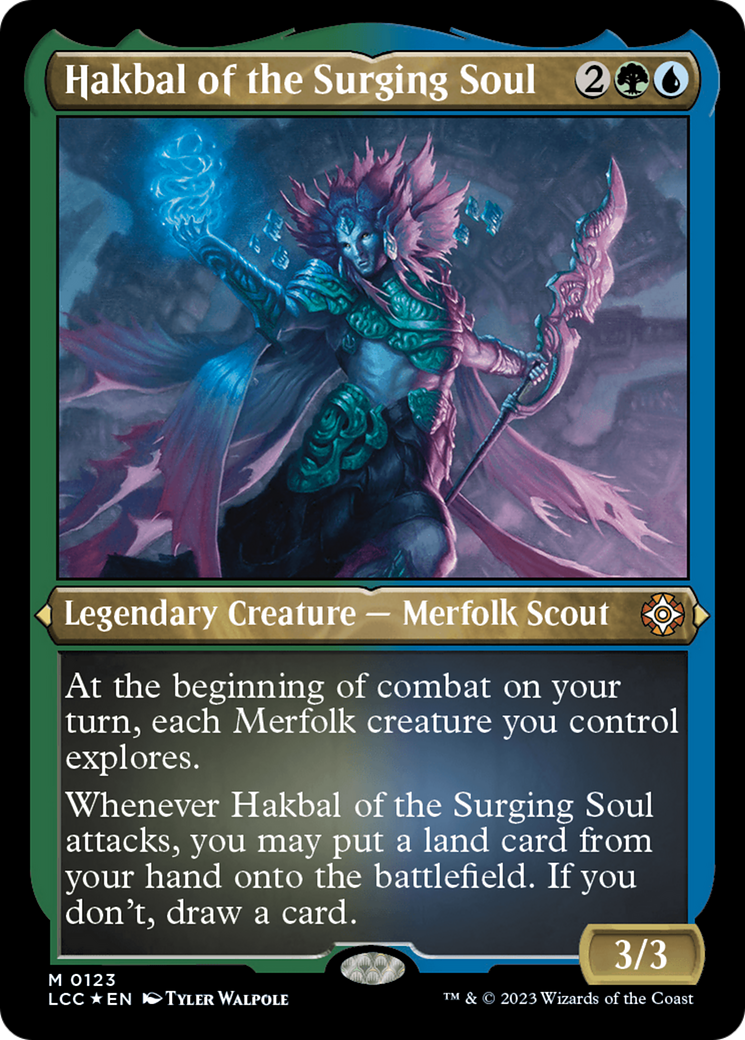 Hakbal of the Surging Soul (Display Commander) [The Lost Caverns of Ixalan Commander] MTG Single Magic: The Gathering | Red Claw Gaming
