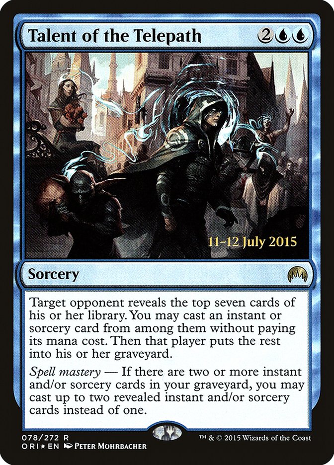 Talent of the Telepath [Magic Origins Prerelease Promos] MTG Single Magic: The Gathering | Red Claw Gaming