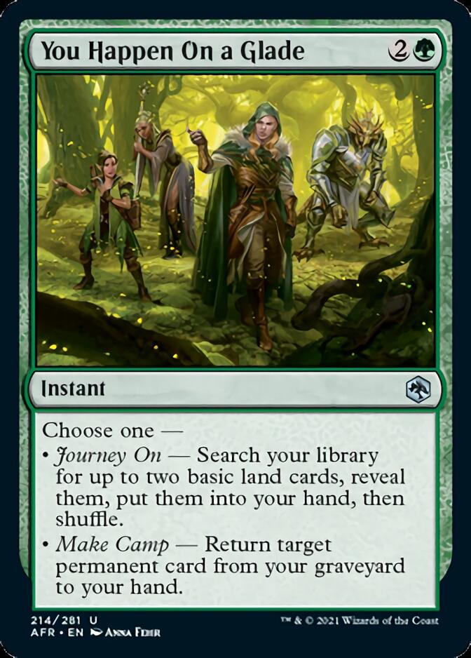 You Happen On a Glade [Dungeons & Dragons: Adventures in the Forgotten Realms] MTG Single Magic: The Gathering | Red Claw Gaming