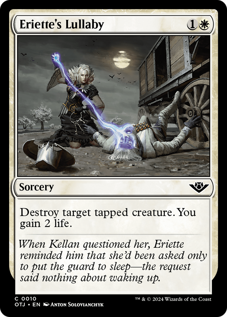 Eriette's Lullaby [Outlaws of Thunder Junction] MTG Single Magic: The Gathering | Red Claw Gaming