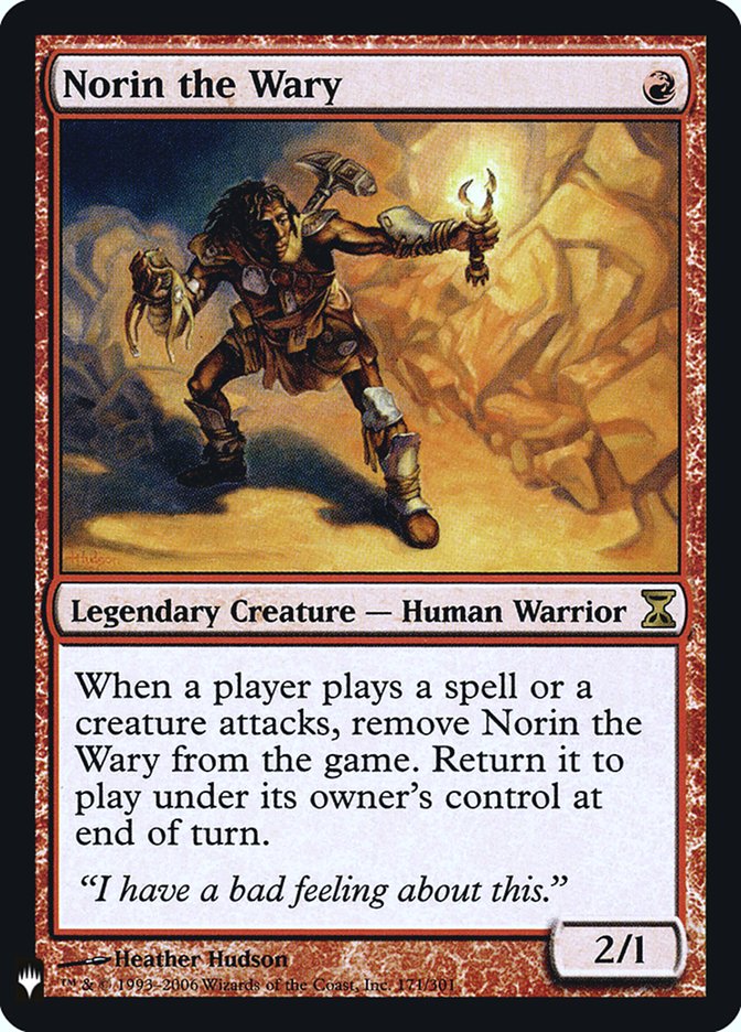 Norin the Wary [Mystery Booster] MTG Single Magic: The Gathering | Red Claw Gaming