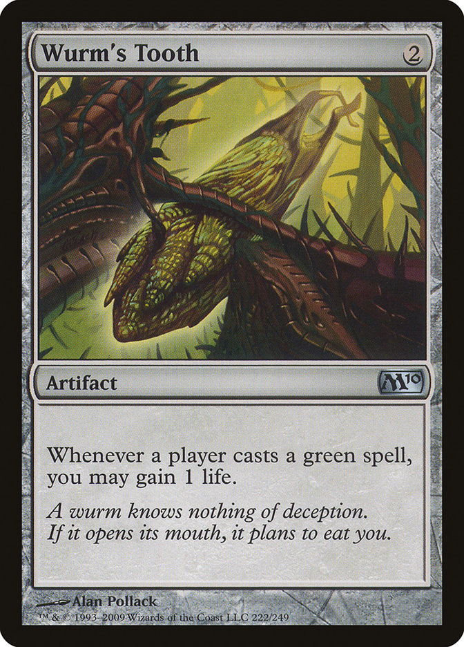 Wurm's Tooth [Magic 2010] MTG Single Magic: The Gathering | Red Claw Gaming