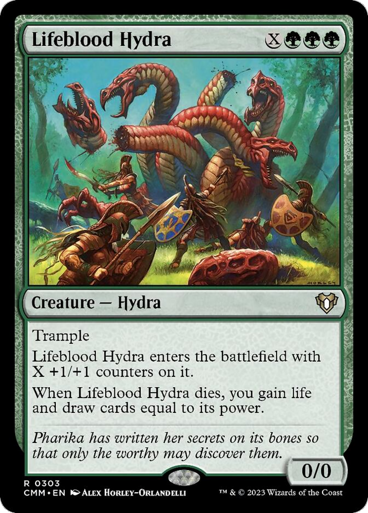 Lifeblood Hydra [Commander Masters] MTG Single Magic: The Gathering | Red Claw Gaming