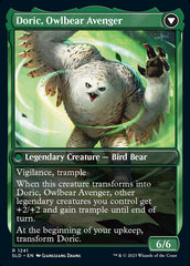 Doric, Nature's Warden // Doric, Owlbear Avenger [Secret Lair Drop Series] MTG Single Magic: The Gathering | Red Claw Gaming