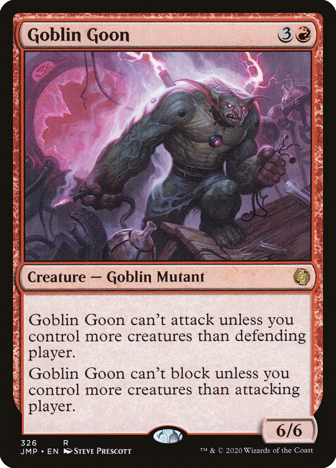 Goblin Goon [Jumpstart] MTG Single Magic: The Gathering | Red Claw Gaming