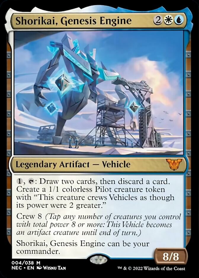 Shorikai, Genesis Engine [Kamigawa: Neon Dynasty Commander] MTG Single Magic: The Gathering | Red Claw Gaming