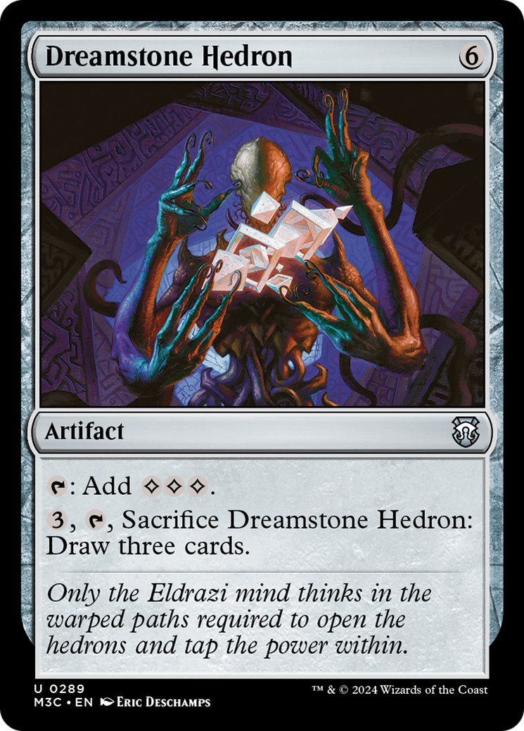 Dreamstone Hedron (Ripple Foil) [Modern Horizons 3 Commander] MTG Single Magic: The Gathering | Red Claw Gaming