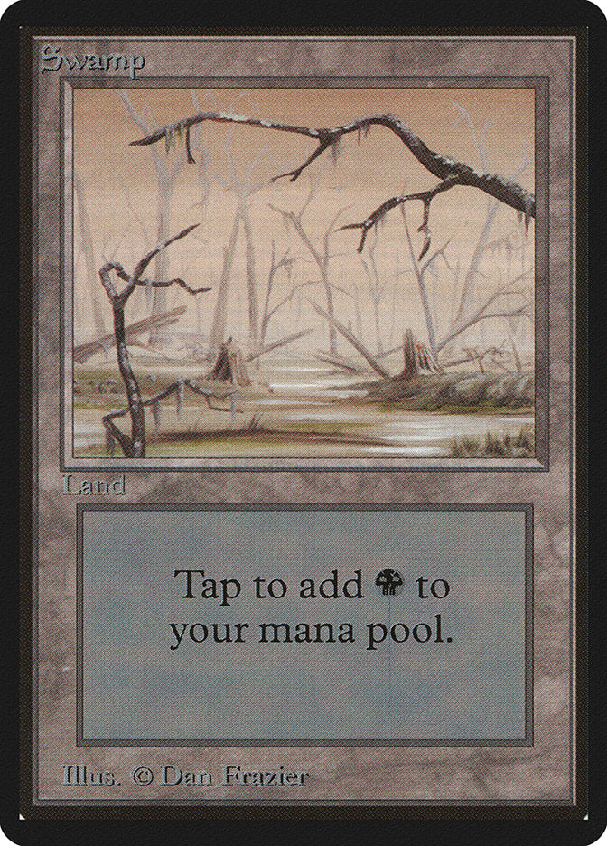 Swamp (295) [Beta Edition] MTG Single Magic: The Gathering | Red Claw Gaming