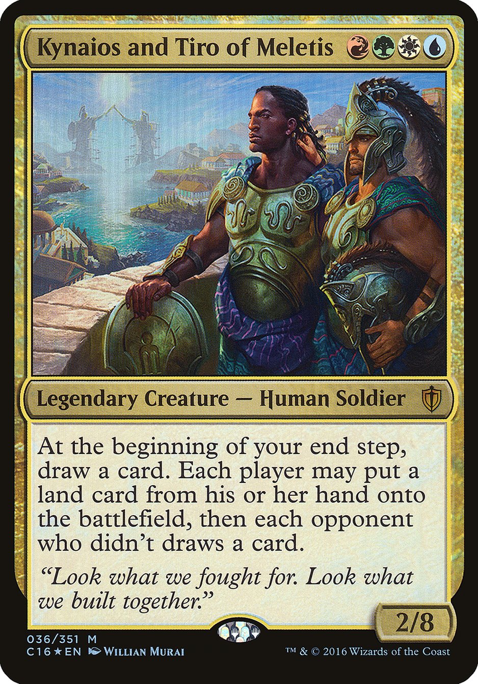 Kynaios and Tiro of Meletis (Oversized) [Commander 2016 Oversized] MTG Single Magic: The Gathering | Red Claw Gaming