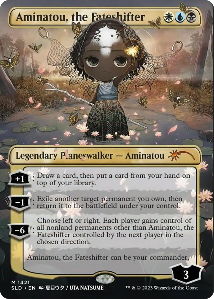 Aminatou, the Fateshifter (Rainbow Foil) [Secret Lair Drop Series] | Red Claw Gaming