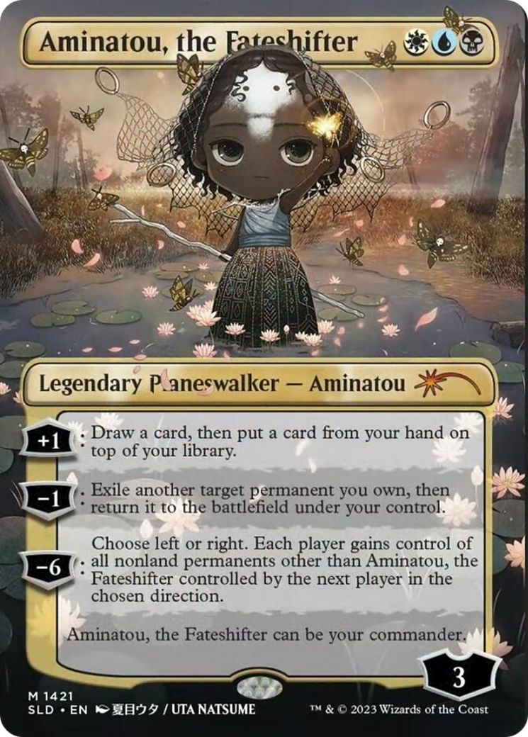 Aminatou, the Fateshifter (Rainbow Foil) [Secret Lair Drop Series] MTG Single Magic: The Gathering | Red Claw Gaming
